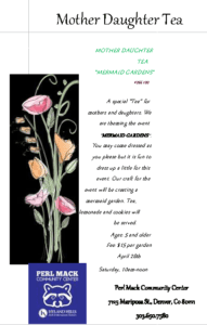 Mother Daughter Tea announcement