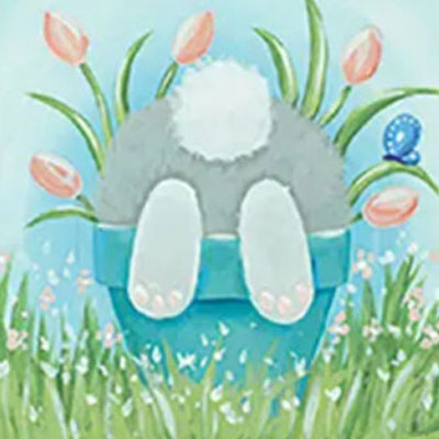 Kids n canvas Shy Bunny
